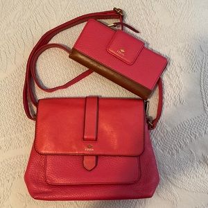 Fossil bag and wallet